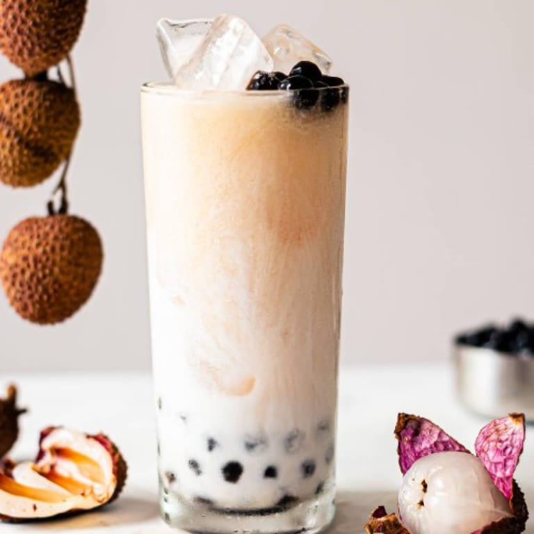 Savor Our Lychee Milk Tea