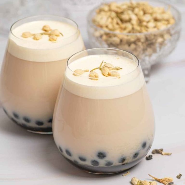 Delicious Jasmine Milk Tea