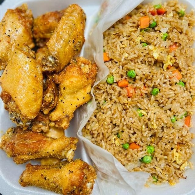 C22. Fried Rice Chicken Wings.