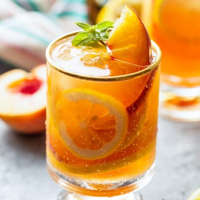 Lemon Peach Tea.