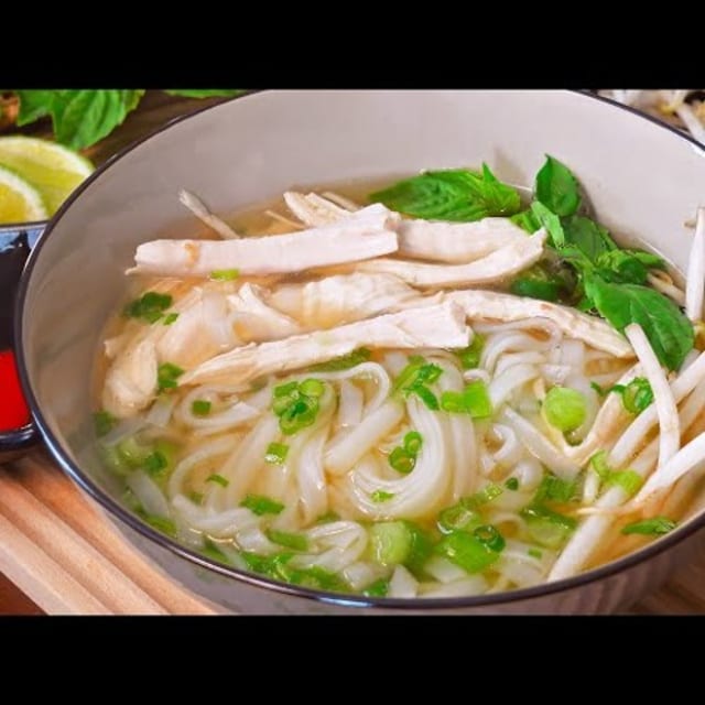 P12. White Meat Chicken Noodle Soup (GA).