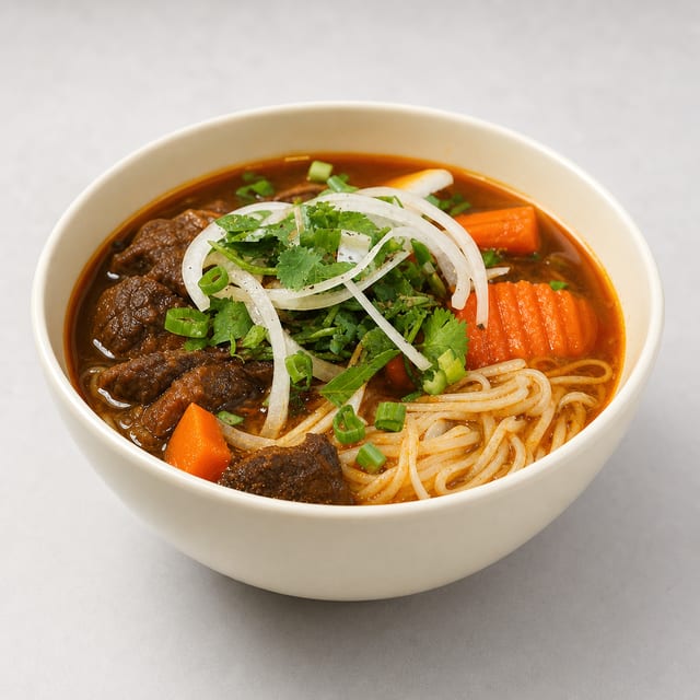 S3. Beef Stew with Rice Noodle (HT Bo Kho).
