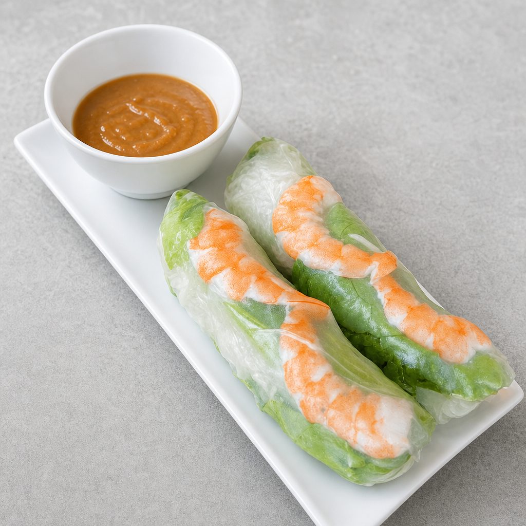 A3. Fresh Spring Rolls (Tom/Shrimp).