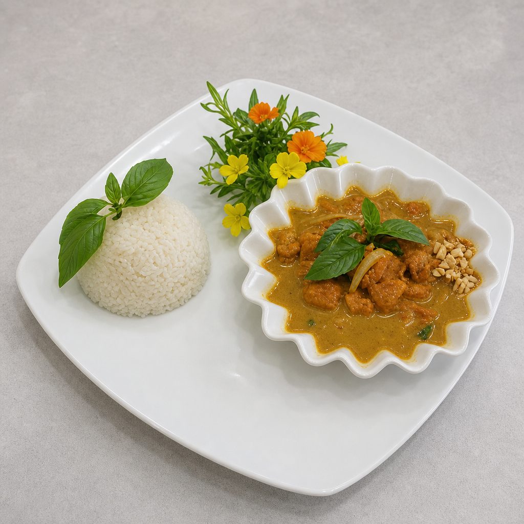 C19. Chicken Curry w/ Rice (Com Curry Ga).