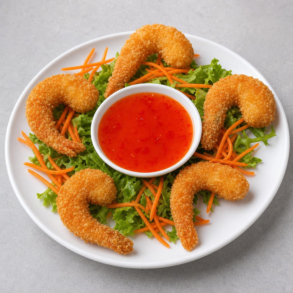A8. Crispy Fried Shrimp (5 per order) (Tom Chien).