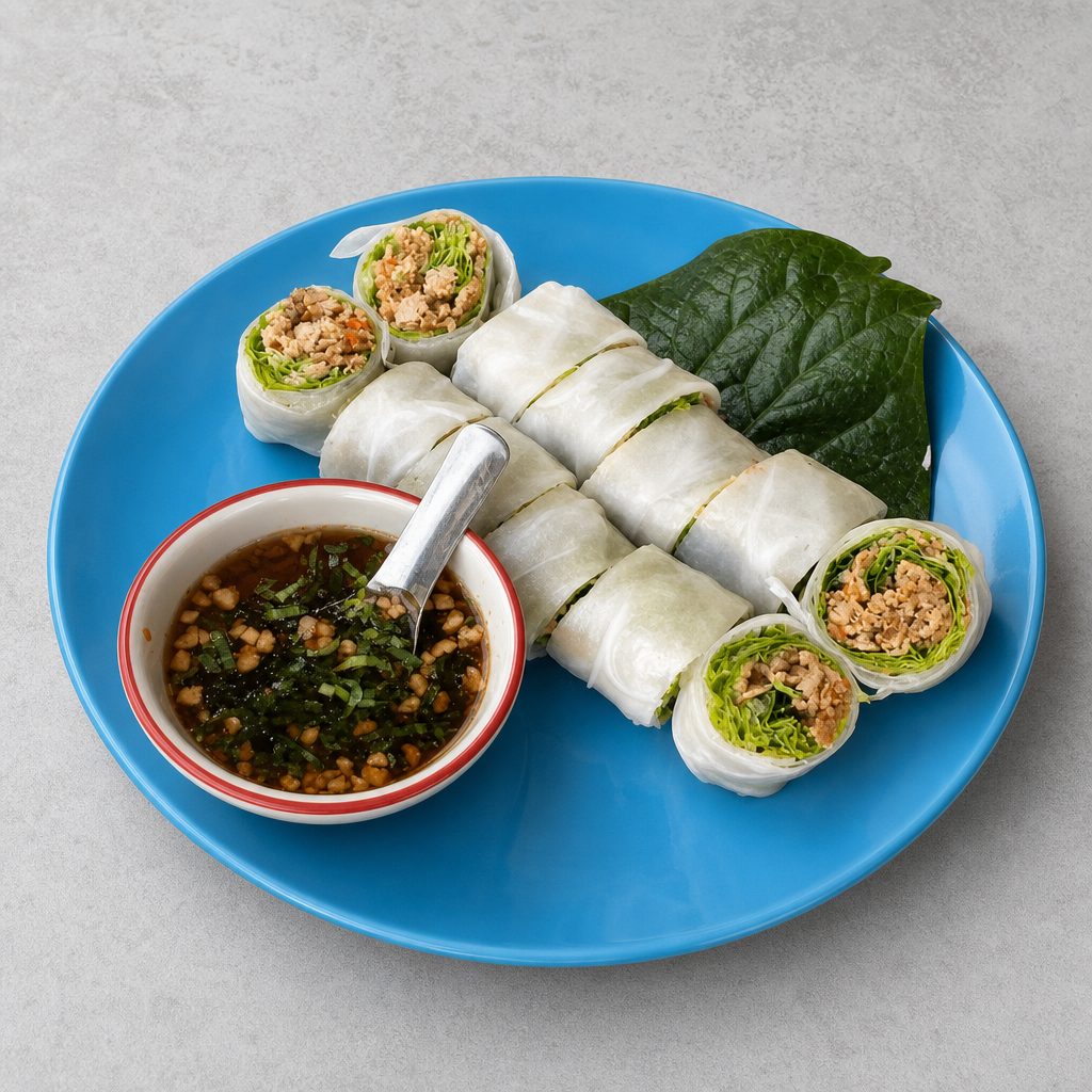 A5. Fresh spring rolls w/ Grilled Chicken (GC Ga).