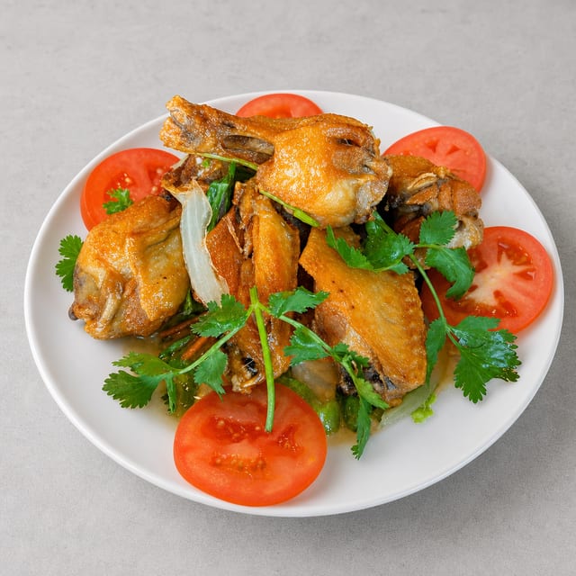 A7. Crispy Chicken Wings (6 per order) (Canh Ga).