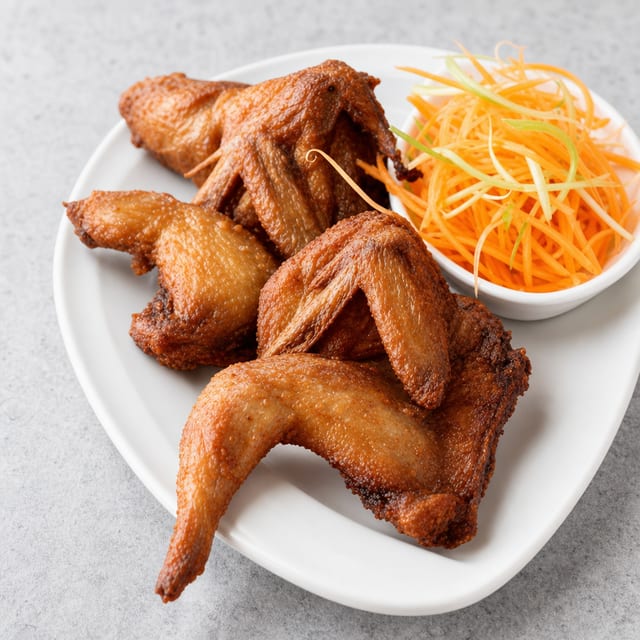 A11. Fried Quail with Butter (3 per order) (Cut Chien).