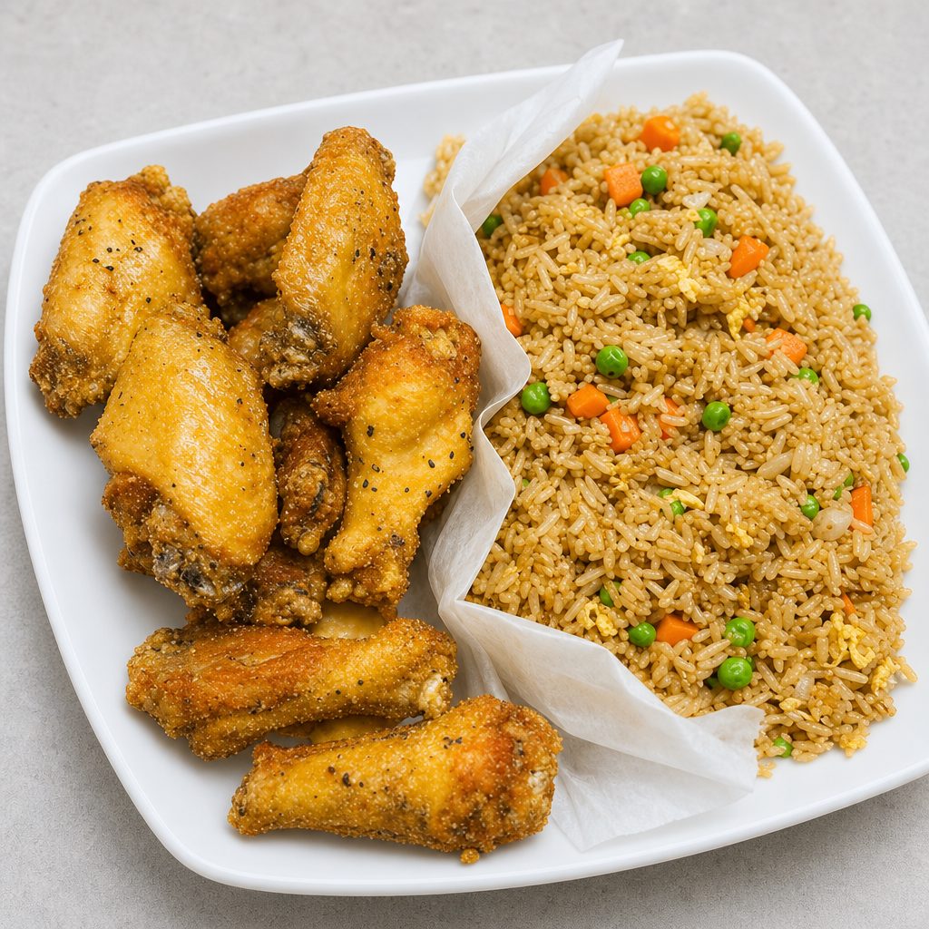 C22. Fried Rice Chicken Wings.