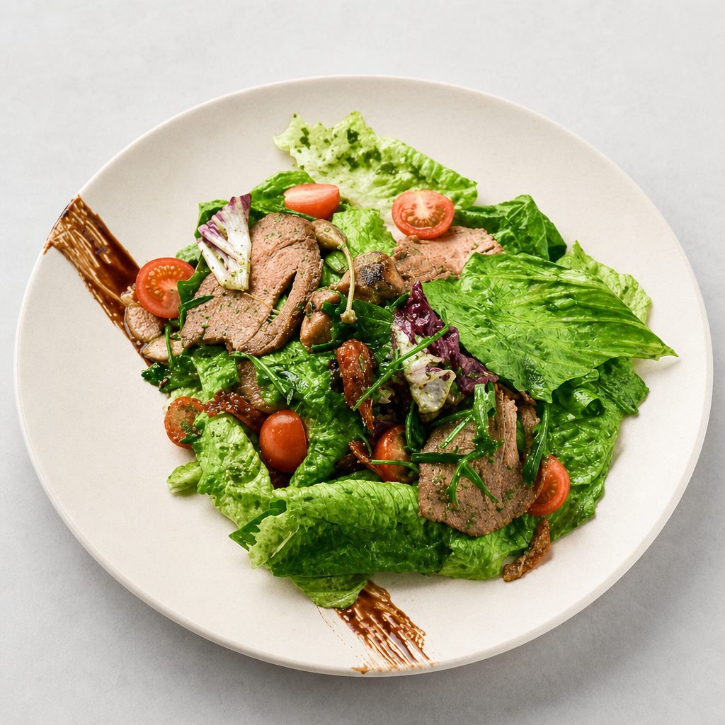 L2. Grilled Pork Salad (Salad Heo).