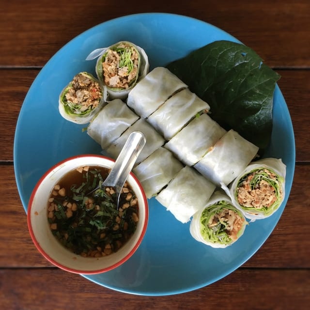 A5. Fresh spring rolls w/ Grilled Chicken (GC Ga).
