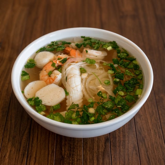 P14. Seafood noodle Soup (HS).